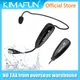 Fitness-Funk mikrofon Kimafun 2 4g kabelloses wasserdichtes Headset-Mikrofon mit Sender für Fitness