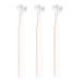 NUOLUX 3pcs Double Head Toothbrush Pet Cleaning Toothbrush Soft-bristles Puppy Toothbrush