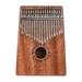 GECKO K17M 17-key Piano Mbira Mahogany Solid Wood with Carry Bag Storage Case Tuning Hammer Book Stickers Musical Gift