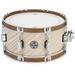 6.5 x 14 in. LTD Twisted Snare Drum Ivory with Walnut