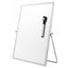 Magnetic Dry Erase Board STOBOK Magnetic Dry Erase Board Double Sided Personal Desktop Tabletop White Board Planner Reminder with Stand for School Home Office
