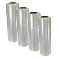 4 BM 18 x 1500 80 Gauge Pallet Wrap Pre Stretch Film Hand Shrink Wrap