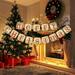 ZKCCNUK Christmas Decorations Christmas Fireplace Decoration Letter String Flag Piece Paper Pull Flag