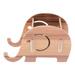 1PC Cartoon Elephant Multi-function Pen Holder Mobile Phone Holder Office Pen Holder Desktop Organizer (Elephant Pen Holder White Cherry Wood)