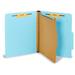 WBTAYB 60% Recycled Pressboard Classification Folder 1-Divider 1.75-Inch Expansion Letter Size Light Blue 40/Carton (St614424-Ccvs)