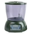 Homemaxs Automatic Fish Feeder Durable Tank Feeder LCD Display Feeder Timing Ration Feeder for Fish Pond Fish Tank Aquarium (Without Battery)