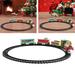 Hadanceo Christmas Electric Train Toy Light Sounds Trail Moving Good Detail Colorful Entertainment Kids Christmas Toy Gifts New Year Present Vintage Train Trail Toy