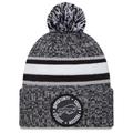 Men's New Era Heather Black Buffalo Bills 2023 Inspire Change Cuffed Knit Hat With Pom