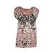 McQ Alexander McQueen Casual Dress - Shift Scoop Neck Short sleeves: Pink Dresses - Women's Size 40