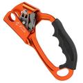 BROLEO Rappelling Gear Equipment Rope Clamp, Hand Ascender for Rock Climbing Aluminum Alloy Rescue Caving for Tree Arborist (Right hand orange)