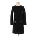 Tahari Casual Dress - Sweater Dress: Black Dresses - Women's Size Small