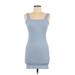 Shein Casual Dress - Bodycon: Blue Dresses - Women's Size Medium