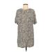 H&M Casual Dress - Popover: Tan Leopard Print Dresses - Women's Size 10