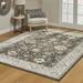 Gray 157 x 104 x 0.44 in Area Rug - Gertmenian Majestic Welton Traditional Floral Border Taupe/Area Rug | 157 H x 104 W x 0.44 D in | Wayfair 78951