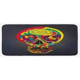 0.1" x 47" L X 19" W Kitchen Mat - East Urban Home Skull Kitchen Mat 0.1 x 19.0 x 47.0 D, Polyester | 0.1" H X 47" L X 19" W | Wayfair