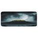 Black 0.1 x 19 x 47 in Kitchen Mat - East Urban Home Night Sky Kitchen Mat, Polyester | 0.1 H x 19 W x 47 D in | Wayfair