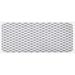 White 0.1" x 47" L X 19" W Kitchen Mat - East Urban Home Diagonal Pattern Squares w/ Repetitive Spring Flower Motifs Grey Grey White Kitchen Mat 0.1 x 19.0 x 47.0 in blue/indigo/white | Wayfair