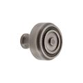 Grandeur Soleil 1 3/8" Diameter Round Knob Metal in Gray | 1.25 D in | Wayfair 853571