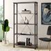 Mercury Row® Zona 72" H x 40" W Etagere Bookcase Wood in Gray | Wayfair 16C2C22E97764D0A88059F92B42C900C