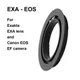 Bague d'adaptation pour objectif EXA EXA pour Canon EOS EF EXAKTA-EOS EXA-EF pour Canon 5D 6D 7D