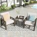 Breakwater Bay Cazenovia 2 - Person Outdoor Metal Seating Group w/ 6" Olefin Cushions in Brown | Wayfair 7BA32875A56A47F5A2BF42ED32567883