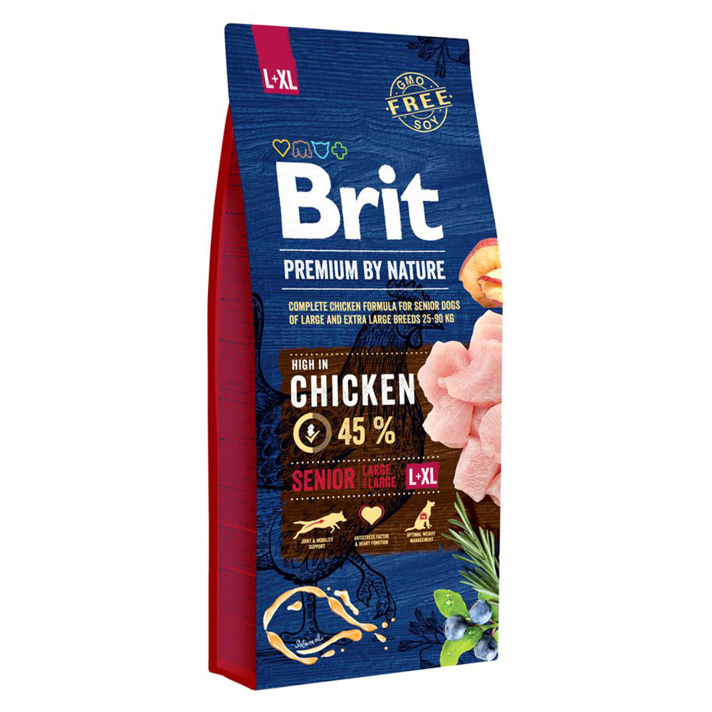 Brit Premium by Nature Senior L/XL Crocchette cane - 15 kg