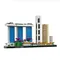 City Streetscape Architecture Singapore Dubai London Sydney Shanghai Building Blocks Kit mattoni