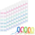 Transparent Sticky Index Tabs Clear Sticky Notes Long Page Book Markers Tabs Tape Flags for Books