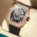 2022 New Men's Watch ONOLA Fashion Luxury Diamond Inlaid Design Quartz Waterproof Tape Watches Men