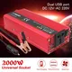 1500W/2000W/2600W Car Inverter DC 12V/24V to AC 220V Power Inverter Portable Charger Adapter