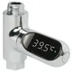 LED Display Household Water Shower Thermometer 5-85℃ Flow Self-powered Water Thermometer Monitoring