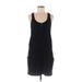 Old Navy Casual Dress - DropWaist Scoop Neck Sleeveless: Black Print Dresses - Women's Size Medium