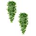 2PCS Room Decor Wall Decor House Decoration Outdoor 1Pc Indoor Outdoor Hanging Plants Decoration (No Baskets) Artificial For Wall Home Decor