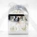 Laser Cut Love Candy Boxes Favor Boxes Bride and Bridegroom Candy Gift Box with Ribbon Laser Cut Couple Design Wedding Parties Favors Decorations Paper Candy Box for Wedding Favor