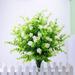 Hxoliqit 2pcs Artificial Flower Silk Flower Bouquet Latex Real Flower Bridal Artificial Flowers Wedding Home Artificial Flowers Artificial Plants & Flowers Home Decor