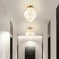 Taylongift Christmas Black X Friday Chandelier Crystal Ceiling Light Semi Mount Ceiling Lighting Fixture Modern Crystal Ceiling Lamp