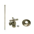 Trimscape Toilet Supply Kit Combo 0.5 in. IPS x 0.375 in. Comp Outlet Antique Brass