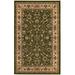 Rugs.com Yasmin Collection Rug â€“ 5 x 8 Green Medium Rug Perfect For Bedrooms Dining Rooms Living Rooms