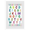 Marmont Hill Inc Marmont Hill - Alphabet 3 by Eric Carle Painting on Framed Print - Multi-color