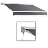 18 ft. Destin with Hood Left Motor & Remote Retractable Awning Gun Metal Gray - 120 in.