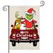 YOHOME Gifts for Women Clearance 2023 Christmas Grinch- Face Garden Flag 12 X 18 Inch Funny Double Sided for Outdoor Decoration Home Decor