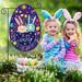 2 PCS Easter Garden Banner Ornaments Spring Outdoor Decoration Banners Easter Bunny Decoration Banners Gardening Decoration Banners Garden Flag Garden Decor Outdoor Decor Garden Supplies