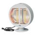 Electric Patio Heater Waterproof Infrared Heater with Unique Round Shape Portable Rapidly Heated Tabletop Heater with with Leading Carbon Tube Technology for Outdoor Indoor White