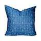 26 x 4 x 26 in. Blue & White Enveloped Ikat Throw Indoor & Outdoor Pillow