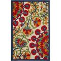 3 x 4 ft. Red & Multi Color Indoor & Outdoor Area Rug