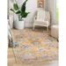 Rugs.com Lola Collection Rug â€“ 4 x 6 Yellow Medium Rug Perfect For Entryways Kitchens Breakfast Nooks Accent Pieces