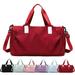 Laidan Women s Sports Bag Travel Bag Carry Bag Gym Bag Sports Bag Weekender Sports Bag-Red