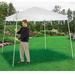 Portable Slant Leg Pop Up Canopy - White - 10 ft. x 10 ft. x 8 ft. 11 in.