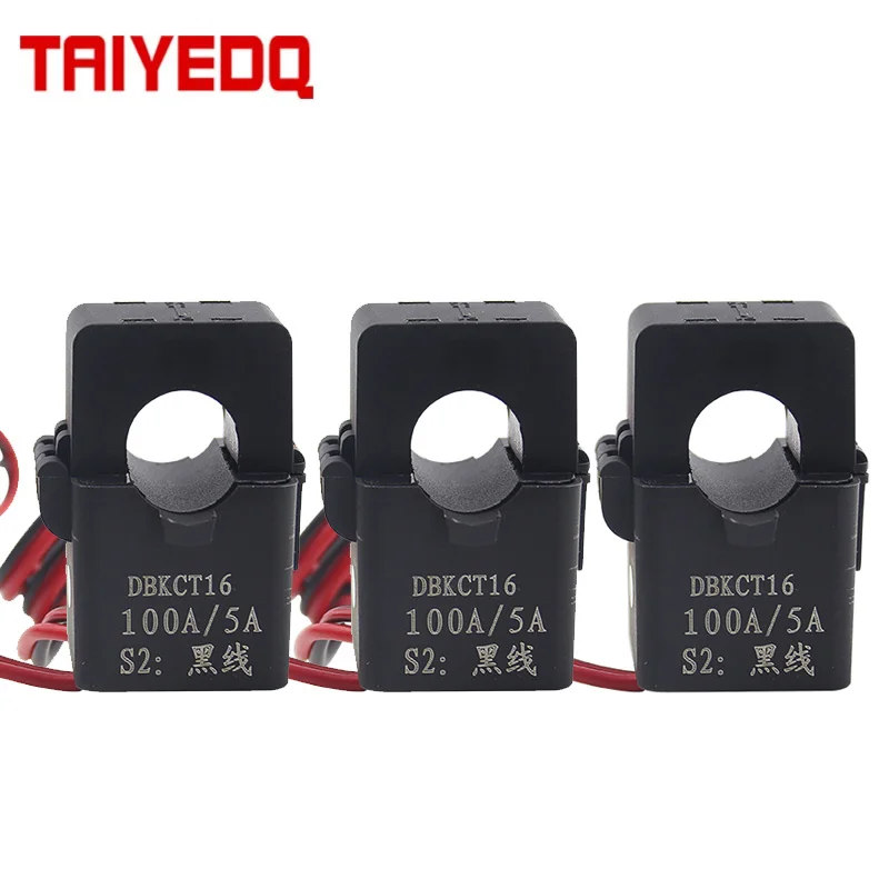 3PCS Split Core Stromwandler Mini KCT16 Offener Typ Stromwandler 50A100A 150A 200A CT Schnalle Typ Image