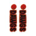 Georgia Bulldogs Beaded Earrings